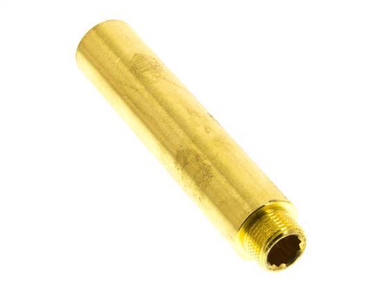 G 3/8'' F/M Messing Verlengstuk DIN 3523 - 100 mm