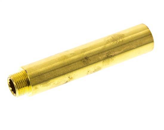G 3/8'' F/M Messing Verlengstuk DIN 3523 - 100 mm