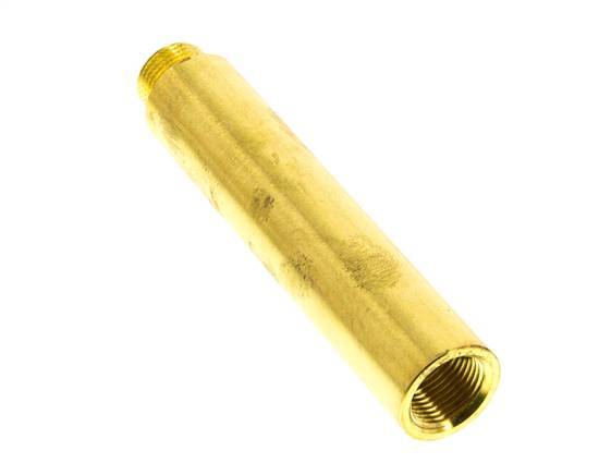 G 3/8'' F/M Messing Verlengstuk DIN 3523 - 100 mm
