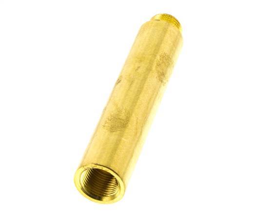 G 3/8'' F/M Messing Verlengstuk DIN 3523 - 100 mm