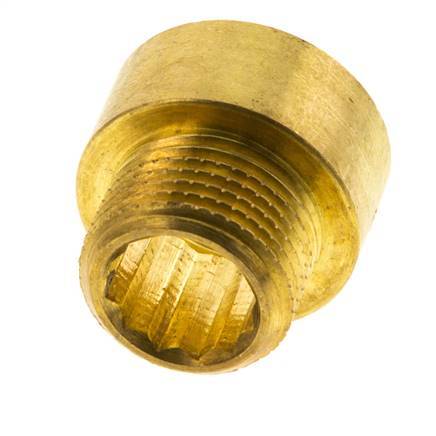 G 3/8'' F/M Brass Extension DIN 3523 - 10 mm [2 Pieces]