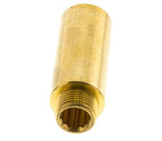 G 3/8'' F/M Messing Verlengstuk DIN 3523 - 50 mm
