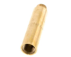 G 3/8'' F/M Messing Verlengstuk DIN 3523 - 80 mm