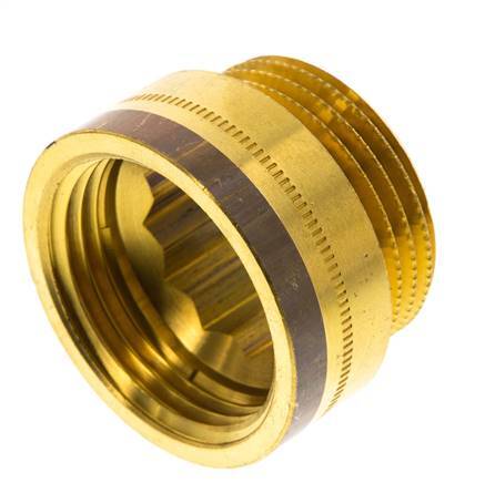 G 1'' F/M Messing Verlengstuk DIN 3523 - 15 mm