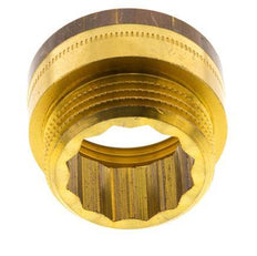 G 1'' F/M Messing Verlengstuk DIN 3523 - 15 mm