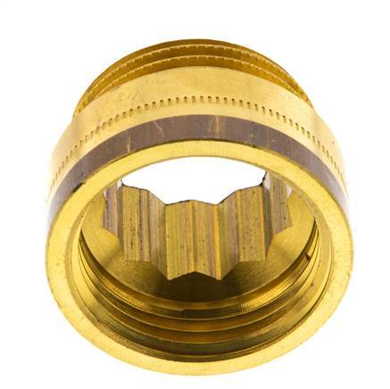 G 1'' F/M Messing Verlengstuk DIN 3523 - 15 mm