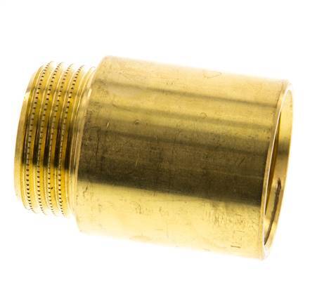 G 1'' F/M Messing Verlengstuk DIN 3523 - 40 mm