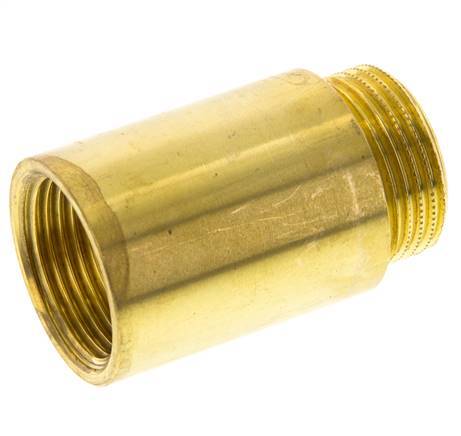 G 1'' F/M Messing Verlengstuk DIN 3523 - 50 mm