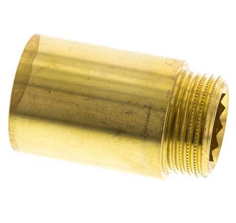 G 1'' F/M Messing Verlengstuk DIN 3523 - 50 mm
