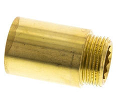 G 1'' F/M Messing Verlengstuk DIN 3523 - 50 mm