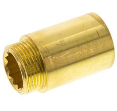 G 1'' F/M Messing Verlengstuk DIN 3523 - 50 mm