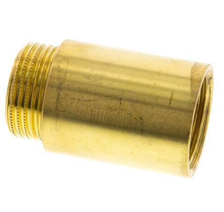 G 1'' F/M Messing Verlengstuk DIN 3523 - 50 mm