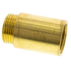 G 1'' F/M Messing Verlengstuk DIN 3523 - 50 mm
