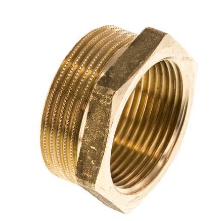 G 1 1/4'' x G 1 1/2'' F/M Messing Verloopring 16 Bar