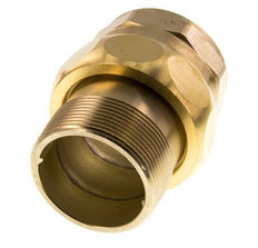 Rp 2'' x R 2'' F/M Messing Borstnippel 3-delig met Conische afdichting 16 Bar