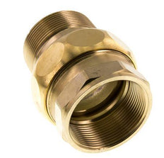 Rp 2'' x R 2'' F/M Messing Borstnippel 3-delig met Conische afdichting 16 Bar