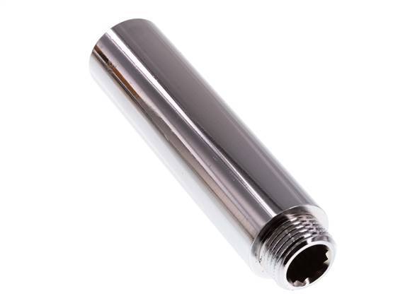 G 1/2'' F/M Verchroomd Messing Verlengstuk DIN 3523 - 100 mm