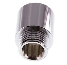 G 1/2'' F/M Verchroomd Messing Verlengstuk DIN 3523 - 25 mm