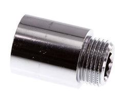 G 1/2'' F/M Verchroomd Messing Verlengstuk DIN 3523 - 30 mm