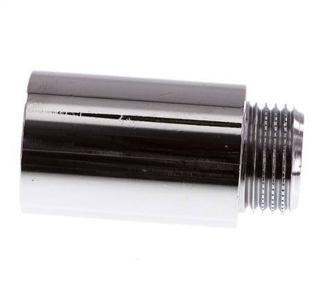 G 1/2'' F/M Verchroomd Messing Verlengstuk DIN 3523 - 40 mm