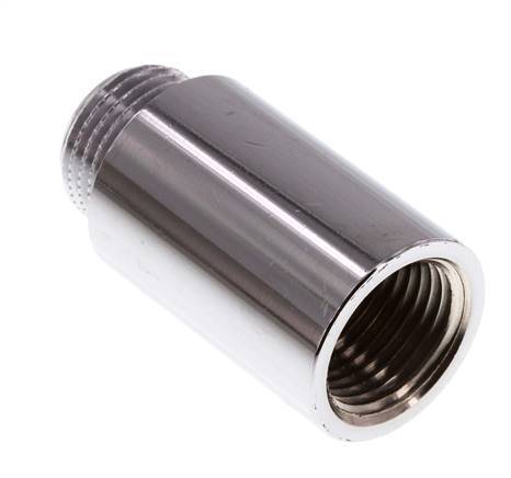 G 1/2'' F/M Verchroomd Messing Verlengstuk DIN 3523 - 40 mm