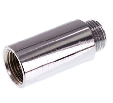 G 1/2'' F/M Chromium plated Brass Extension DIN 3523 - 50 mm