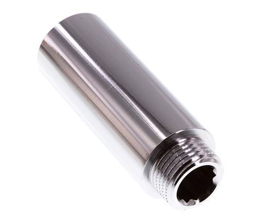 G 1/2'' F/M Verchroomd Messing Verlengstuk DIN 3523 - 65 mm