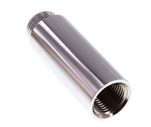 G 1/2'' F/M Verchroomd Messing Verlengstuk DIN 3523 - 65 mm