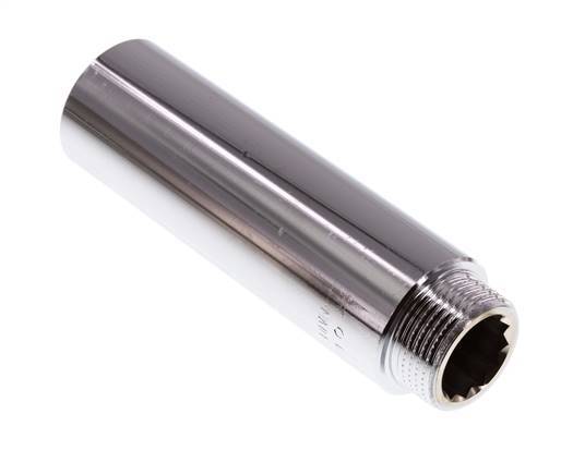 G 3/4'' F/M Verchroomd Messing Verlengstuk DIN 3523 - 100 mm