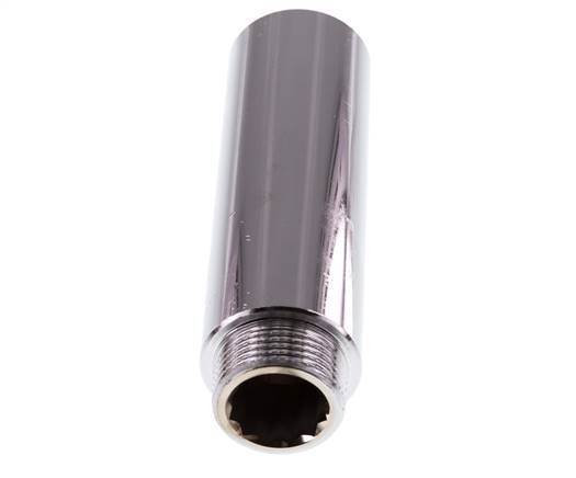 G 3/4'' F/M Verchroomd Messing Verlengstuk DIN 3523 - 100 mm
