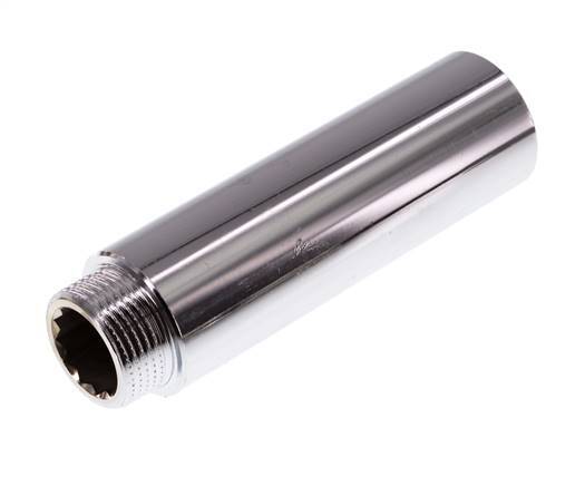 G 3/4'' F/M Verchroomd Messing Verlengstuk DIN 3523 - 100 mm