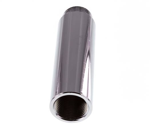 G 3/4'' F/M Verchroomd Messing Verlengstuk DIN 3523 - 100 mm