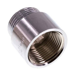 G 3/4'' F/M Verchroomd Messing Verlengstuk DIN 3523 - 20 mm