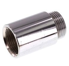 G 3/4'' F/M Chromium plated Brass Extension DIN 3523 - 40 mm