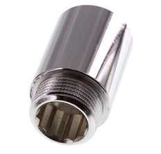 G 3/4'' F/M Verchroomd Messing Verlengstuk DIN 3523 - 40 mm