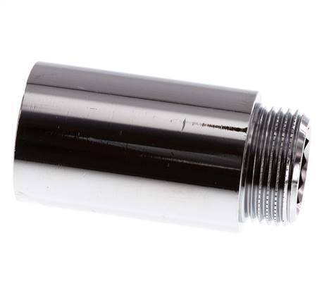 G 3/4'' F/M Verchroomd Messing Verlengstuk DIN 3523 - 50 mm