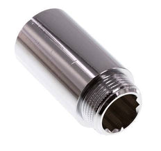 G 3/4'' F/M Verchroomd Messing Verlengstuk DIN 3523 - 50 mm