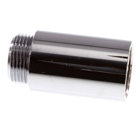 G 3/4'' F/M Verchroomd Messing Verlengstuk DIN 3523 - 50 mm