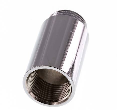 G 3/4'' F/M Verchroomd Messing Verlengstuk DIN 3523 - 50 mm