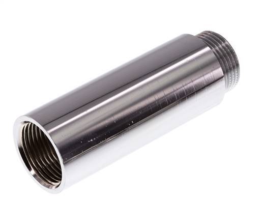 G 3/4'' F/M Verchroomd Messing Verlengstuk DIN 3523 - 80 mm