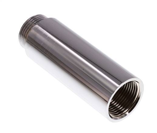 G 3/4'' F/M Verchroomd Messing Verlengstuk DIN 3523 - 80 mm