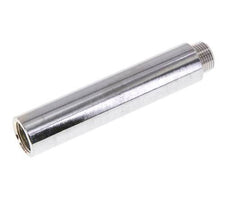 G 3/8'' F/M Verchroomd Messing Verlengstuk DIN 3523 - 100 mm