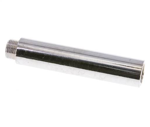 G 3/8'' F/M Verchroomd Messing Verlengstuk DIN 3523 - 100 mm