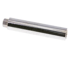 G 3/8'' F/M Verchroomd Messing Verlengstuk DIN 3523 - 100 mm
