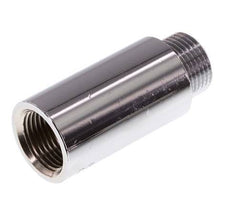 G 3/8'' F/M Verchroomd Messing Verlengstuk DIN 3523 - 40 mm