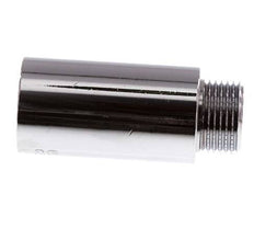 G 3/8'' F/M Chromium plated Brass Extension DIN 3523 - 40 mm