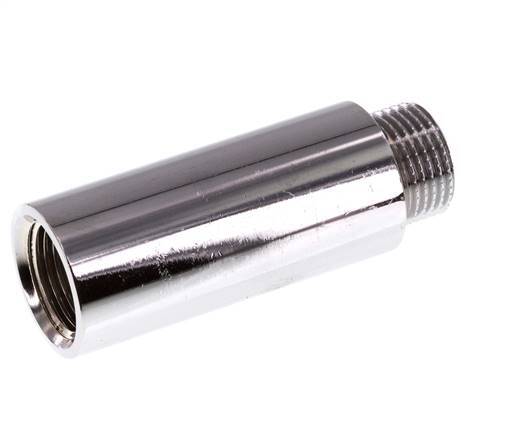 G 3/8'' F/M Chromium plated Brass Extension DIN 3523 - 50 mm