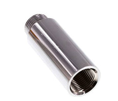 G 3/8'' F/M Verchroomd Messing Verlengstuk DIN 3523 - 50 mm