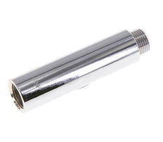 G 3/8'' F/M Verchroomd Messing Verlengstuk DIN 3523 - 80 mm