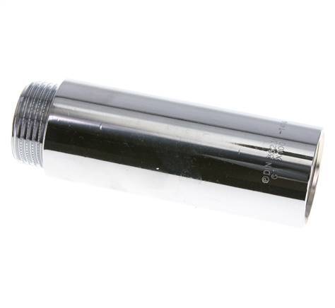 G 1'' F/M Verchroomd Messing Verlengstuk DIN 3523 - 100 mm